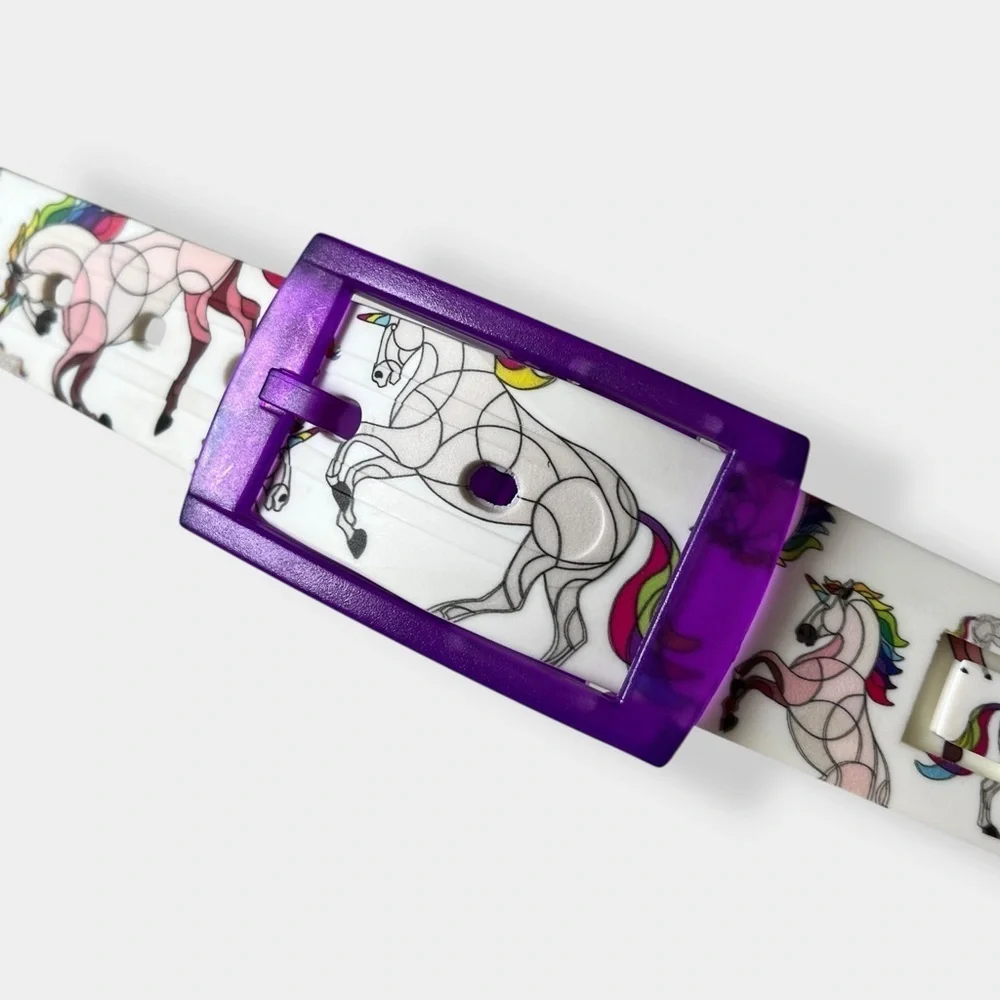 HOTL x C4 Unicorn Equestrian Belt Purple Buckle